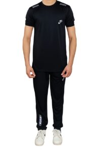 Nike Men’s Black Tracksuit Set – Premium Cotton Casual & Sportswear - Copy